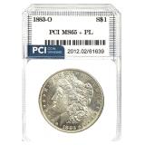 1883-O Morgan Silver Dollar MS-65 + PL