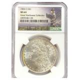 1884-O Morgan Silver Dollar MS-64