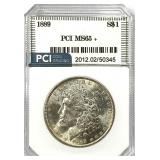 1889 Morgan Silver Dollar MS-65 +