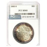 1882-S Morgan Silver Dollar MS-65