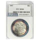 1887 Morgan Silver Dollar MS-66