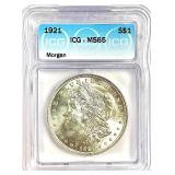 1921 Morgan Silver Dollar MS-65