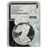 2021-W Silver Eagle FDOI PF-70 Ultra Cameo