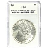 1896 Morgan Silver Dollar MS-66