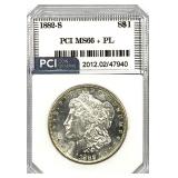 1882-S Morgan Silver Dollar MS-66 + PL