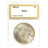 1884-O Morgan Silver Dollar MS-65