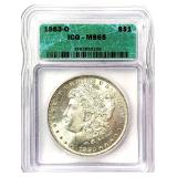 1883-O Morgan Silver Dollar MS-65