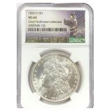 1884-O Morgan Silver Dollar MS-64