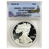 2010-W Silver Eagle PR-70 DCAM