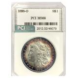 1898-O Morgan Silver Dollar MS-66 (Edge Toning)