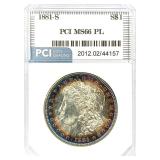 1881-S Morgan Silver Dollar MS-66 PL