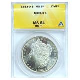 1883-O Morgan Silver Dollar MS-64 DMPL