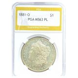 1881-O Morgan Silver Dollar MS-63 PL