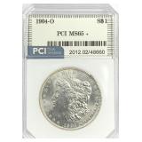 1904-O Morgan Silver Dollar MS-65 +