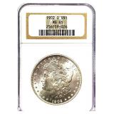 1902-O Morgan Silver Dollar MS-65