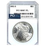 1881-S Morgan Silver Dollar MS-67 PL