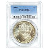 1883-O Morgan Silver Dollar MS-64