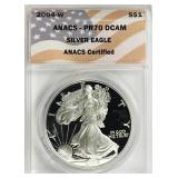 2004-W Silver Eagle PR-70 DCAM