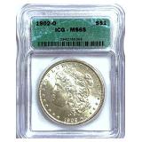 1902-O Morgan Silver Dollar MS-65