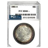 1902-O Morgan Silver Dollar MS-65 + Rim Toning