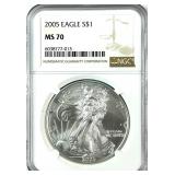 2005 Liberty Silver Eagle MS-70