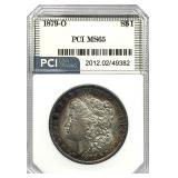 1879-O Morgan Silver Dollar MS-65 Obv. Toning