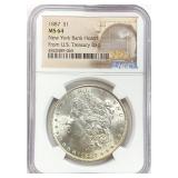 1887 Morgan Silver Dollar MS-64