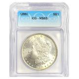 1880 Morgan Silver Dollar MS-65