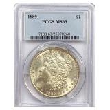 1889 Morgan Silver Dollar MS-63