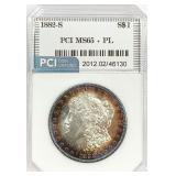 1882-S Morgan Silver Dollar MS-65 + PL