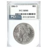 1904-O Morgan Silver Dollar MS-65