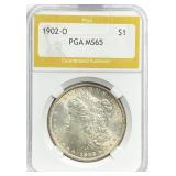 1902-O Morgan Silver Dollar MS-65