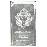 10oz. Scottsdale .999 Silver Stacker Bullion Bar