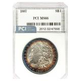 1887 Morgan Silver Dollar MS-66