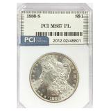 1880-S Morgan Silver Dollar MS-67 PL