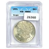 1921 Morgan Silver Dollar MS-65