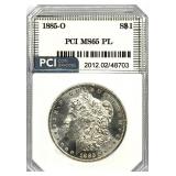 1885-O Morgan Silver Dollar MS-65 PL