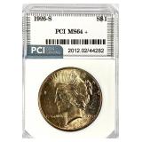 1926-S Silver Peace Dollar MS-64 +