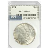 1887 Morgan Silver Dollar MS-65 +