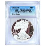 2021-W Silver Eagle PR-69 DCAM