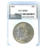 1887 Morgan Silver Dollar MS-66