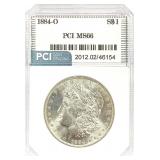 1884-O Morgan Silver Dollar MS-66