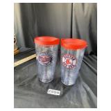 Two Tervis Cups w/ Lids - Red Sox & Twins