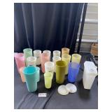 Various Sized Tupperware Cups