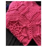 Bright Pink Afghan