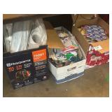 3 BOXES OF CRAFT ITEMS