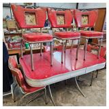 vintage chrome table and chairs