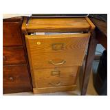 WOODEN FILE CABINET