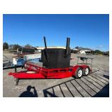 CUSTOM BUILT SMOKER TRAILER RIG