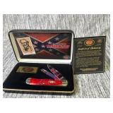 case pocket knife in tin with certificate of authenticity